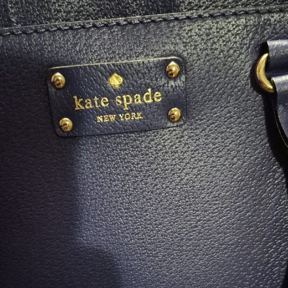 Kate Spade Navy Blue Satchel - Picture 2 of 6